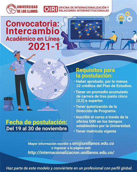 Convocatoria Intercambio Acad Mico En L Nea