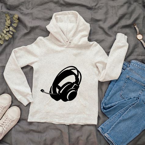 Headphone Svg Headset Svg Dj Svg Gaming Headset Silhouette Music