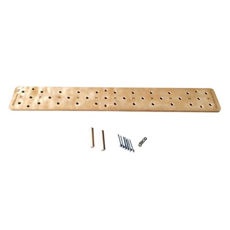 Flaman Fitness Md Buddy Wooden Peg Board 7 Ft X 1 Ft