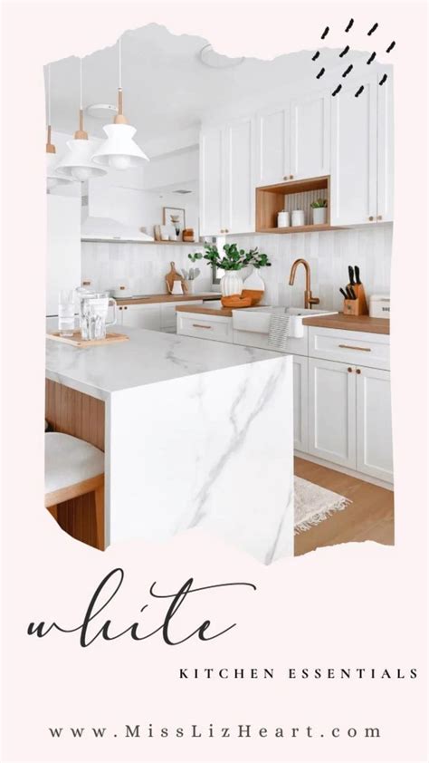 modern white kitchen  marble countertops