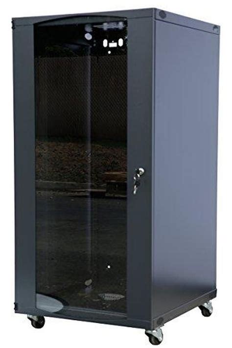 15u Wall Mount Network Server Cabinet Rack Enclosure Glass Door Lock Server Cabinet Glass