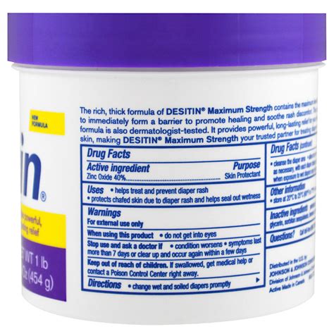 Desitin, Diaper Rash Paste, Maximum Strength, 16 oz (454 g) - iHerb