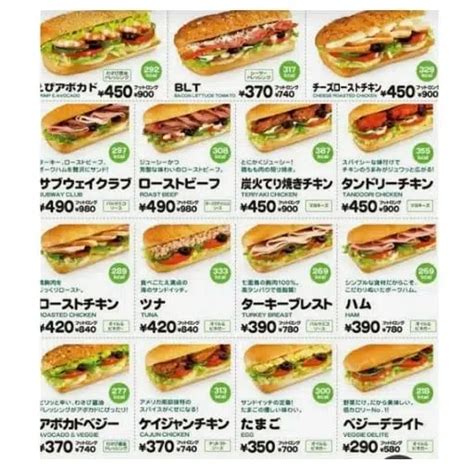 SUBWAY MENU PRICE IN INDIA September 2024 Best Updated Price