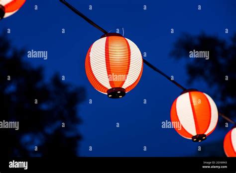 Traditional Japanese Lantern Stock Photo Alamy