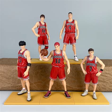 Pcs Set Cm Slam Dunk Anime Figura Sakuragi Hanamichi Rukawa Kaede