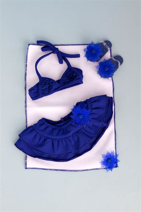 Bikini Mini Doll Clothes For Inch Doll Piece Swimsuit Etsy