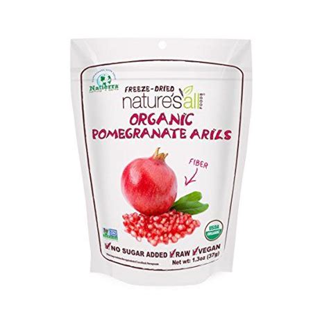 Natierra Nature S All Foods Organic Freeze Dried Pomegranate Arils