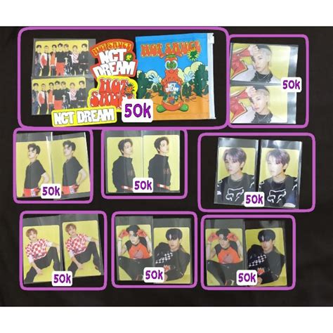 Jual Pc Photocard Sticker Hot Sauce Nct Dream Mark Renjun Jeno Haechan Jaemin Chenle Jisung