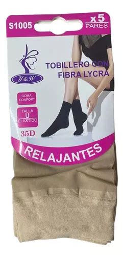 Pack Pares Calcetines Relajantes Nude Traslúcidos Mujer Cuotas sin interés