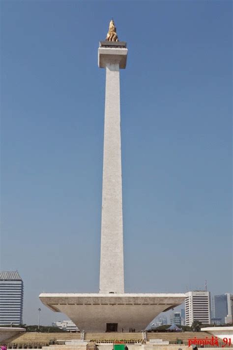 Monas Monumen Nasional Icon Indonesia Super Garuda