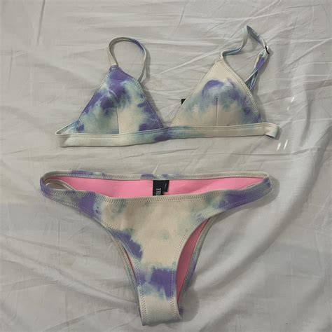Triangl Bikini Size Small Color Blue Purple Depop