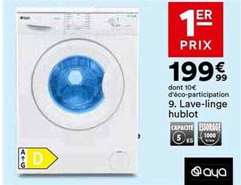 Promo Lave Linge Hublot Aya Chez But Icatalogue Fr