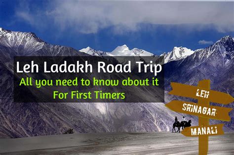 Leh Ladakh Road Trip - Detailed Travel Guide for Beginners - Weekend Thrill