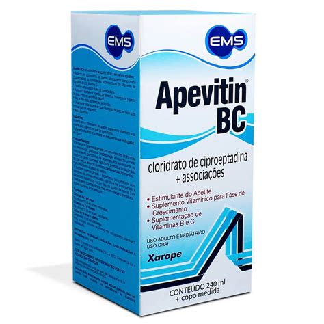 Como Tomar O Apevitin - Apevitin Bc Liquido 240ml polivitamínico infantil e adulto | Shopee Brasil