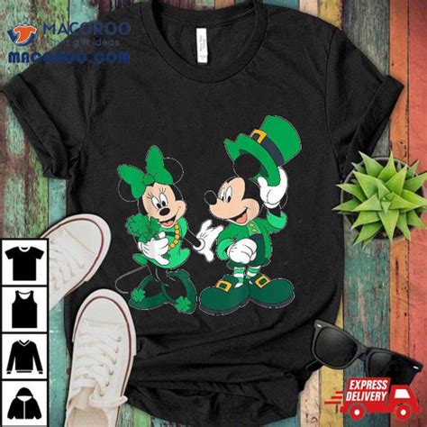 Stream Disney Leprechaun Mickey Minnie Shamrock St Patricks Day Shirt