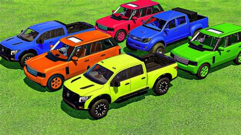 Nissan Titan Vs Ford Raptor Vs Toyota Battle Royale Transport Farming