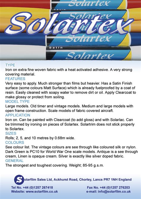 Solartex – Solarfilm Sales Ltd