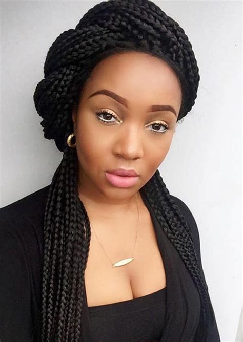 40 Most Beautiful Box Braid Hairstyles To Style Right Now Haircuts