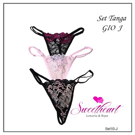 Set Tanga Gio J Sweetheart Lencería y Ropa