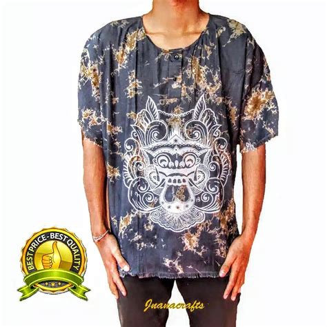 Jual Baju Kaos Barong Bali Jumbo Baju Santai Baju Pantai Bahan Adem