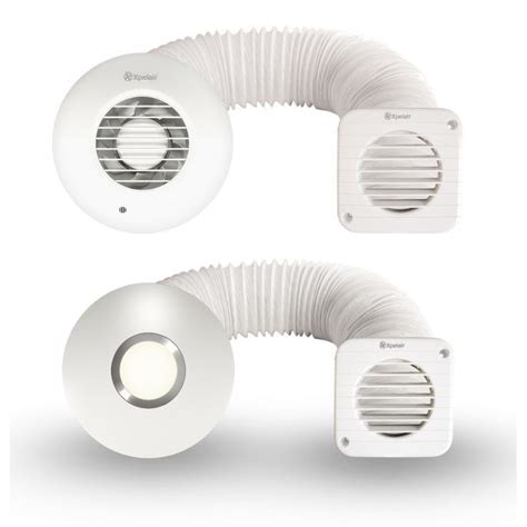 Bathroom Ceiling Extractor Fans With Light Nutone Lunaura Square