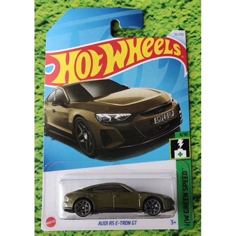 Jual HOT WHEELS AUDI RS E TRON GT HIJAU KEEMASAN Shopee Indonesia