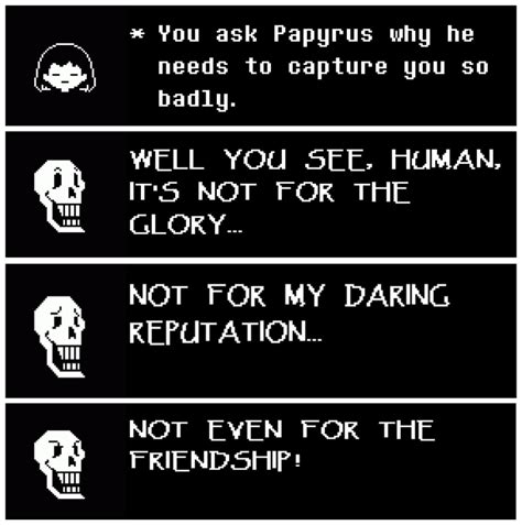 Why Papyrus Really Wants To Capture A Human Rundertale