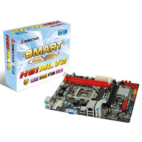Jual Harga Biostar H61MLV2 LGA1155 Intel H61 DDR3 USB3 Remote 50000