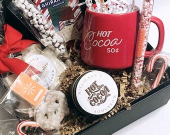 Holiday Hot Cocoa Gift Box Christmas Hot Chocolate Gift Holiday Mug Gift Set Christmas Gift