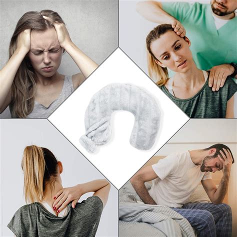 Citycomfort Neck Hot Water Bottle With Removable Fleece Cover Wrap Around Hot Water Bottle For