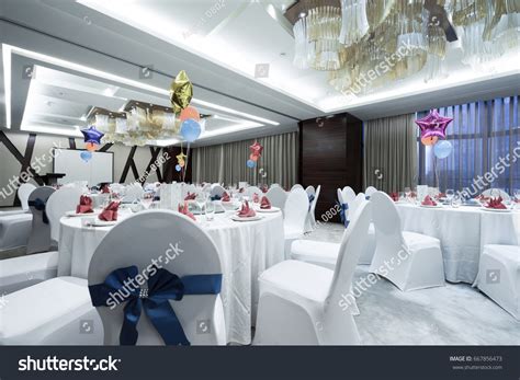 Luxury Elegant Birthday Party Reception Table Stock Photo 667856473 ...