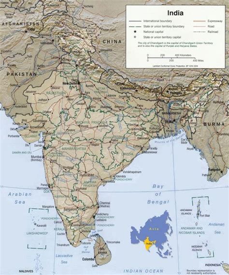 India Map India Mappery