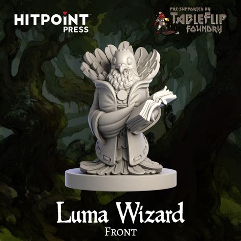 3d Printable Humblewood Luma Wizard By Hit Point Press