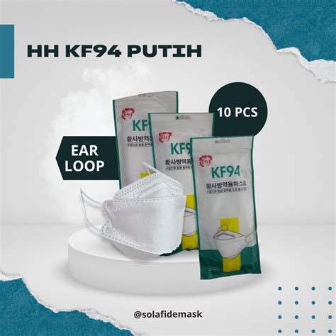 Jual KF94 PUTIH MASKER KOREA 4ply KF 94 WARNA 4PLY TERBARU MASKER KF