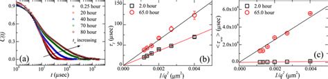 A The Normalized Intensity Autocorrelation Functions C T Vs The