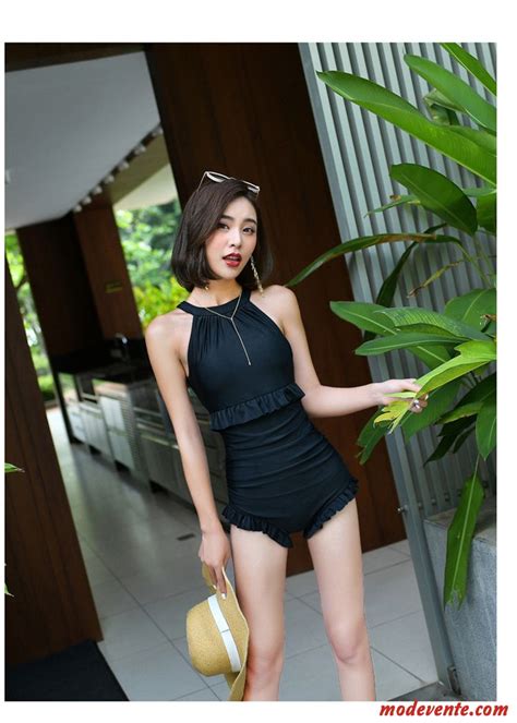 Bikini Femme Mince Style De Jupe Rassembler Petit Soutien Gorge Maillot De Bain Conservateur Pas