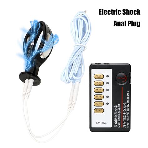 Electric Shock Anal Toys For Women Vaginal Ball Stimulator Men Butt Plug Prostate Massager