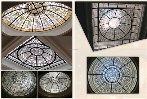 Traditional Clear Glass Racetrack Oval Dome Ceiling Raised Flat Lens