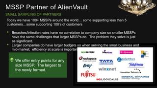 AlienVault MSSP Overview - A Different Approach to Security for MSSP's ...