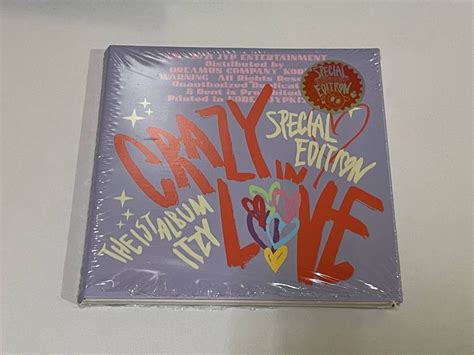 WTS ITZY CRAZY IN LOVE SPECIAL EDITION PHOTOBOOK VER AND JEWEL CASE VER