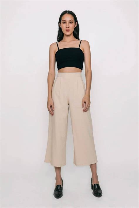 TTR Nude Culottes Women S Fashion Bottoms Other Bottoms On Carousell