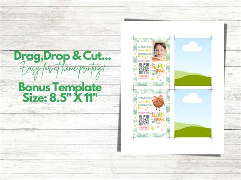 2024 Girl Scout Cookie Thank You Card Editable And Printable Girl Scout