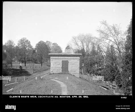 Sudbury Department Cochituate Aqueduct Clarks Waste Weir Newton