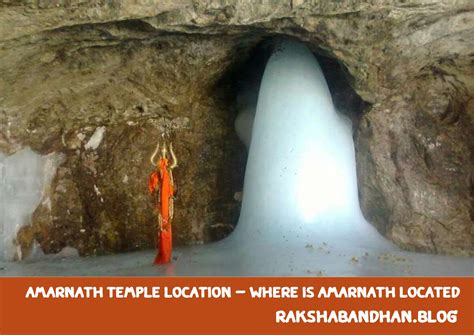 Amarnath Temple Location - Where Is Amarnath Located