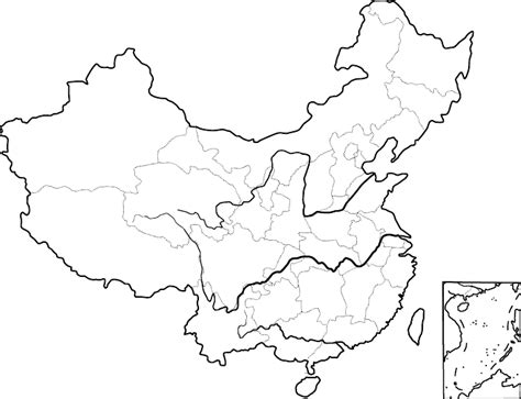 中国地形图、山脉走向图及政区空白图word文档在线阅读与下载免费文档