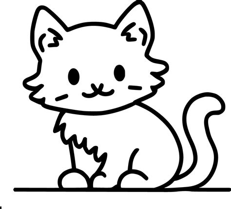 Cat Vector Sketch . Delightful Cat Vector Sketches for Eye-Catching ...