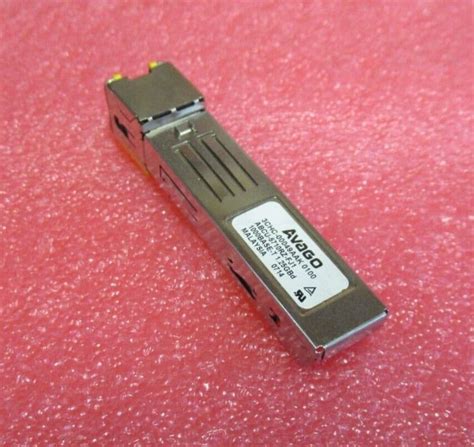 Avago ABCU-5710RZ-FJ1 Compatible 1000BASE-T SFP Copper RJ-45 100m ...