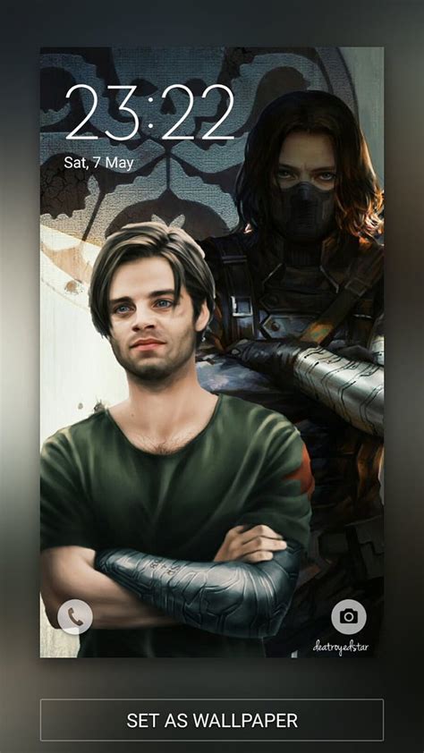 Bucky Barnes Lockscreen Bucky Barnes Aesthetic Hd Phone Wallpaper Pxfuel