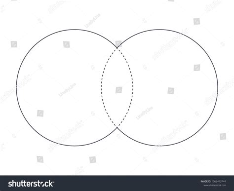 venn diagram venn diagram template compare  royalty  stock