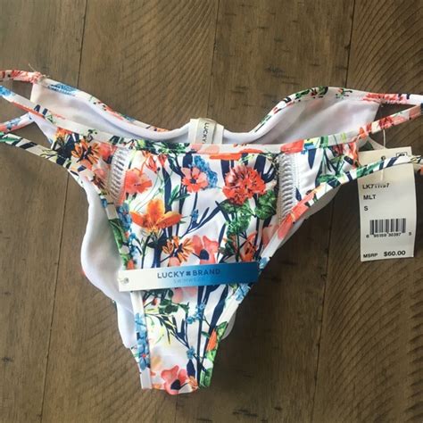 Lucky Brand Swim Nwt Lucky Brand Garden Floral Bikini Bottoms Poshmark